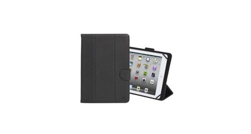 Rivacase etui tablette universel malpensa 10,1 '' - modulable - cuir - noir