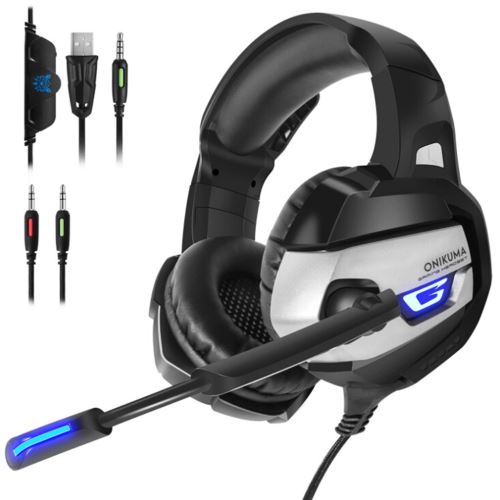ONIKUMA K5 Gaming Gaming Headset stéréo Casque antibruit filaire