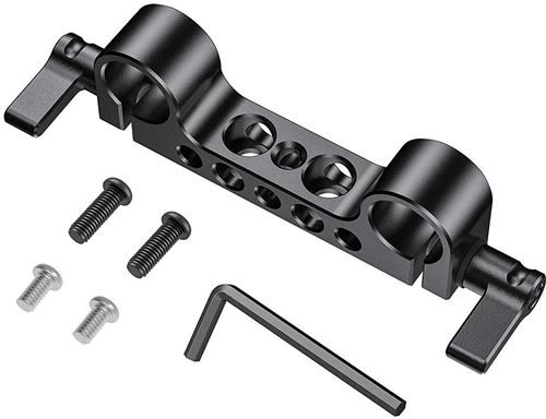 SMALLRIG 15mm Rod Clamp Dual Railblock pour 15mm Rail Support System 942