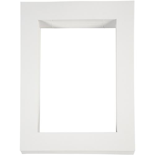 Creotime Passepartout cadres blanc 28 cm 100 pièces