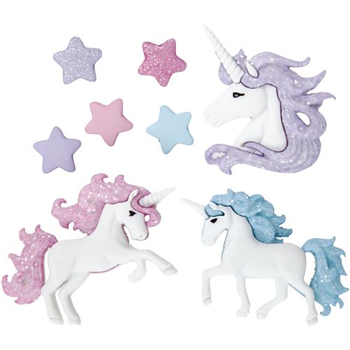 Creotime boutons avec motif 3,5 cm 8 pièces