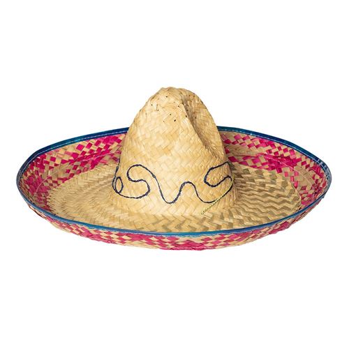 sombrero chapeau paille salvatore 52cm adulte - 95424