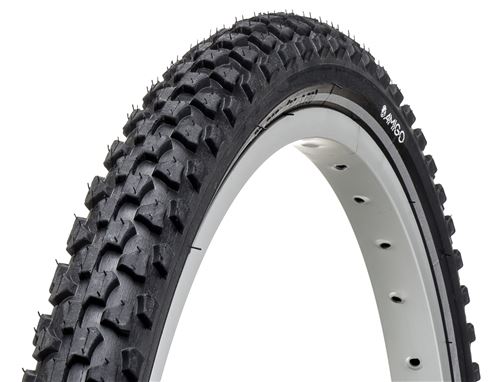 AMIGO Tube extérieur M-1000 24 x 1,90 (50-507) noir réfléchissant