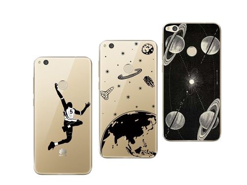 Huawei P8 Lite 2017, P9 Lite 2017 - Pack de 3 Coques Gel souple avec impression gravée de qualité