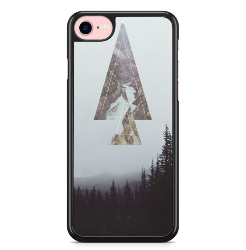 Coque Fifrelin pour iPhone 7 PLUS et iPhone 8 PLUS Paysages Triangles Foret