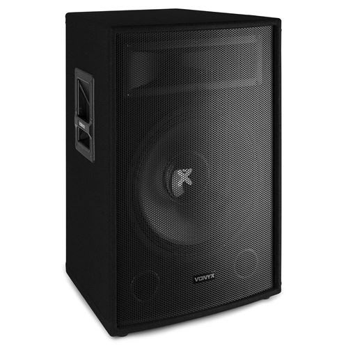 Vonyx SL15 - Enceinte Sono Passive, Puissance de 800 Watts, Woofer de 15 Pouces, Poignées Intégrées