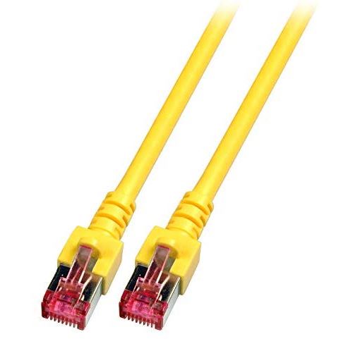 EFB-Elektronik Câble Patch RJ45 S/FTP, Cat.6, LSZH, 50 m Jaune