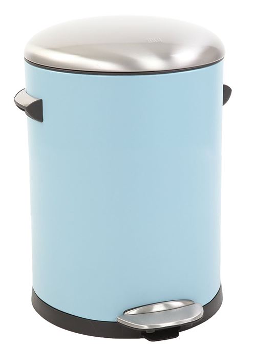 Poubelle belle deluxe step bin 5l bleu, eko