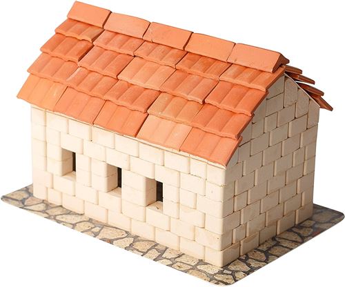 Wise Elk kit de construction Maison junior 12 cm plâtre blanc 316-pièces