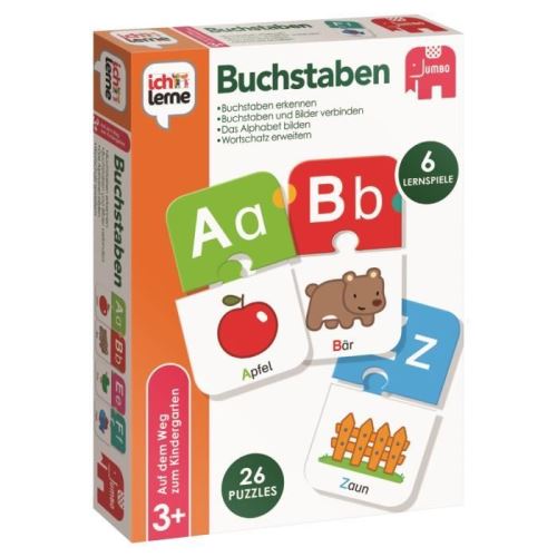 Jumbo I learn Buchstaben, 200 mm, 50 mm, 275 mm, 610 g, 2750 cm³, Boîte