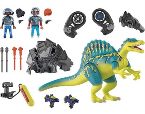 Playmobil Dinos 70625 Spinosaure et combattants - Playmobil
