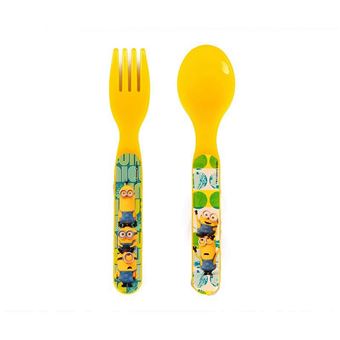 Couvert Cuillere Et Fourchette Les Minions Disney Enfant Bebe Neuf Achat Prix Fnac