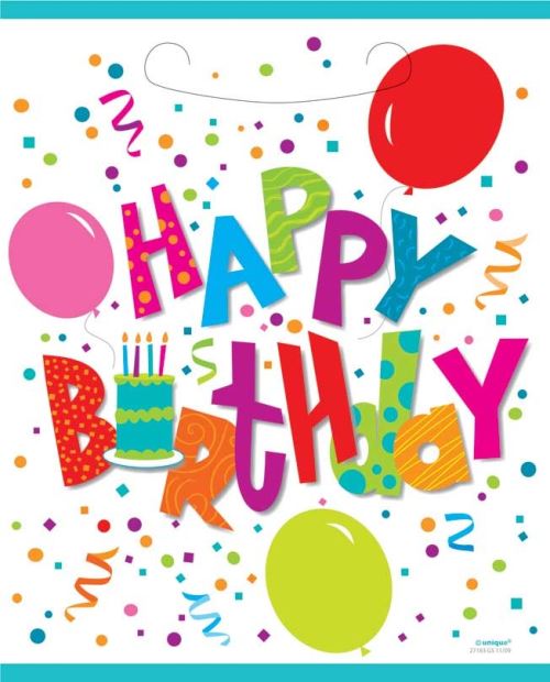 Haza Original sachets Happy Birthday 8 pièces