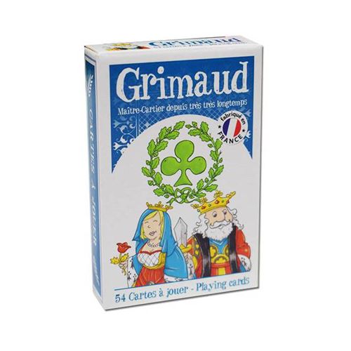 Jeu Du Nain Jaune Ancien Boîte Bois MFR - Cartes Et Jetons Vintage - Fabrication Française