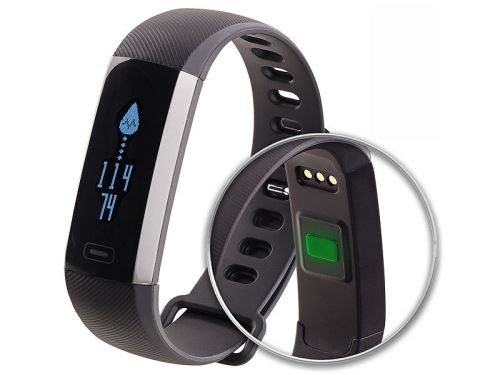 Bracelet fitness avec fonctions bluetooth et cardiofréquencemètre FBT-60.BD