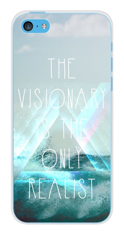Coque en silicone imprimée compatible Apple iPhone 5C Visionary