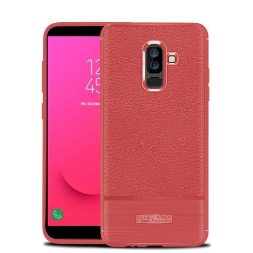Etui Coque de protection antichoc souple pour Samsung Galaxy J8 2018 - Rouge