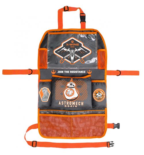 Disney organisateur de siège de voiture Star WarsBB8 58 x 35 cm gris/orange