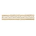 bande jute dentelle 5x500cm - TJ1