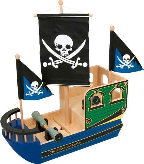 Bateau De Pirate «Tête De Mort»