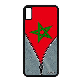 >Coque Pour Iphone Xs Max Silicone Drapeau Maroc Marocain Jo Cover Foot De Apple Etui Pour Telephone Mobile Achat Prix Fnac