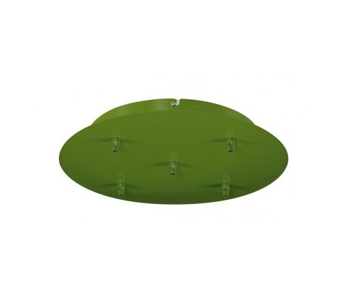 Fitu, patère 5 passe-fils, rond, vert