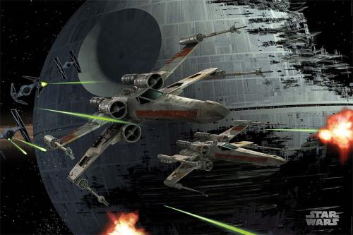 Poster Star Wars XWings : Space Battle 61 cm x 91,5 cm