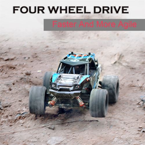 01:18 Télécommande 4 roues motrices camions RC 36 kmh Big-Foot tout-terrain haute vitesse wedazano974