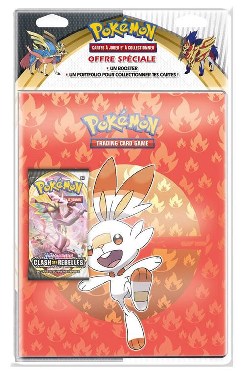 Carte à collectionner Asmodée Pack cahier range-cartes et booster Pokémon  Épée et Bouclier 2 - Carte à collectionner - Achat & prix