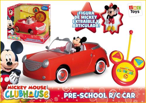 Mickey Voiture Radiocommande avec poupée