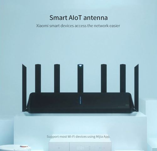 Routeur sans fil Xiaomi AIoT AX3600 WiFi 6 2976 Mbps 6 * Antennes 512 Mo OFDMA MU-MIMO 2.4G 5G 6 Core Routeur sans fil