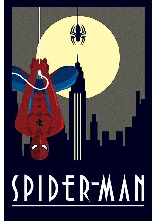 Spiderman Poster grand format 61 x 91.5 cm - Achat & prix
