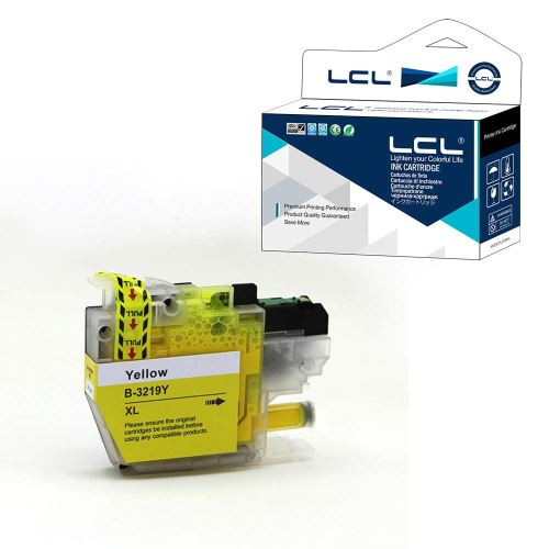 LCL Cartouche d'encre Compatible LC3219 XL(1Jaune) Remplacement pour Brother