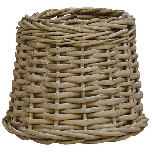 vidaXL Abat-jour Osier 25x17 cm Marron