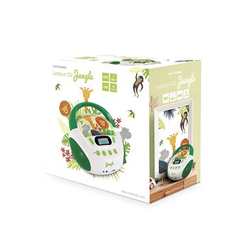 6 43 Sur Metronic Lecteur Cd Enfant Avec Ports Usb Sd Fm Jungle Radio Achat Prix Fnac