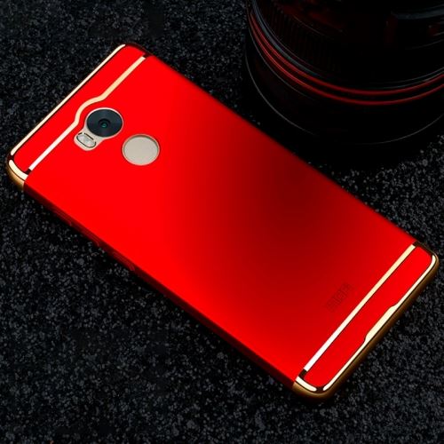 Xiaomi Redmi 4 Prime Rouge Coque Protection Plastique Effet Métal Brillante ALS49662