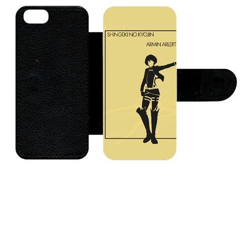 Etui à rabat apple iphone 5s shingeki no kyojin armin arlert