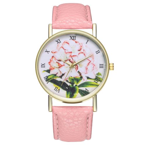 Montre créative mâle illustration de dames quartz horloge ciel étoilé ciel dames montre bracelet en cuir anniversaire table cadeau T78-Arose