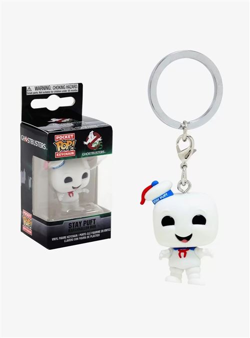 FUNKO SOS Fant&ocirc;mes porte-cl&eacute;s Pocket POP! Vinyl Stay Puft 4 cm 