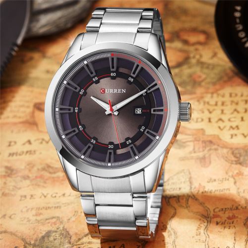 OHP Montre Homme Quartz Bleu CURREN 8246