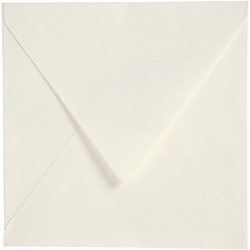 Enveloppe recyclée, dimension enveloppes 16x16 cm, 120 gr, naturel
