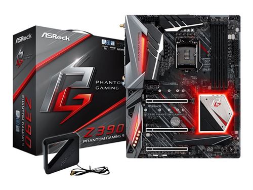 ASRock Z390 Carte mère Phantom Gaming 9 avec Socket 1151 (Core i), 90-MXB8Z0-A0UAYZ