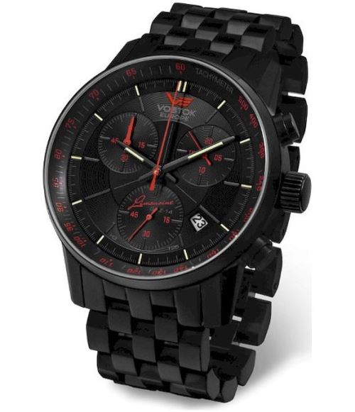 Vostok-Europe Homme Montre 6S30-5654176-B Chronographe