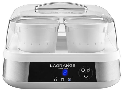 Lagrange 459602 Yaourtière-Fromagère/Goupillon, 18 W, Inox - Image 3