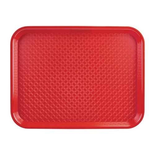 Plateau self-service kristallon 305 x 415mm rouge