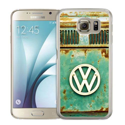 Coque pour Samsung Galaxy S6 Edge vw vintage logo