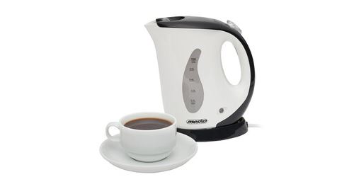 Mesko ms1236 °C chauffe eau, 760 W, 0.6 litres, Plastique, Blanc/Noir