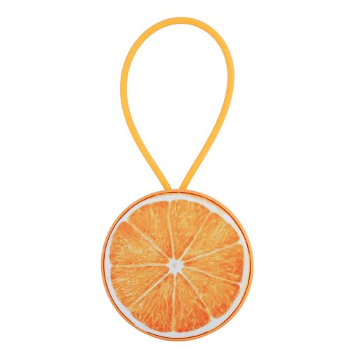Mini petit haut-parleur portable en plein air Bluetooth en forme de fruit lecteur de musique USB stéréo 3d orange