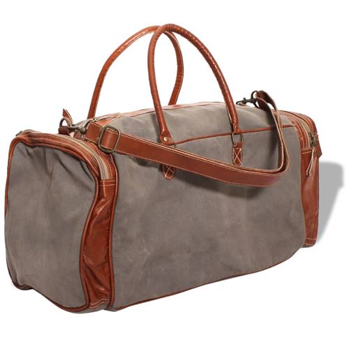 vidaXL, Sac de voyage gris foncé 54 x 23 x 27 cm (W x D x H)