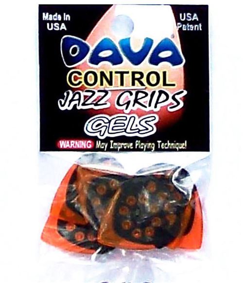 Dava - Sachet de 6 Médiators Jazz Grips, Gel